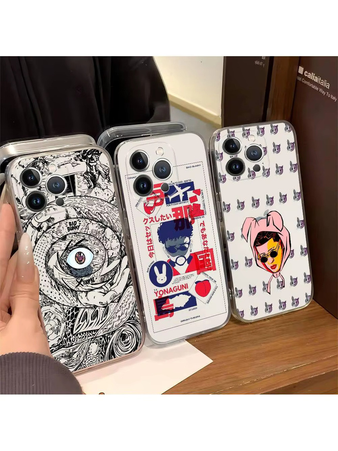 Bad Bunnys X100pre Handyhülle für Apple iPhone 15 14 13 12 11 Pro Max Mini SE XR XS X Farbe: Multicolour - Bild 3