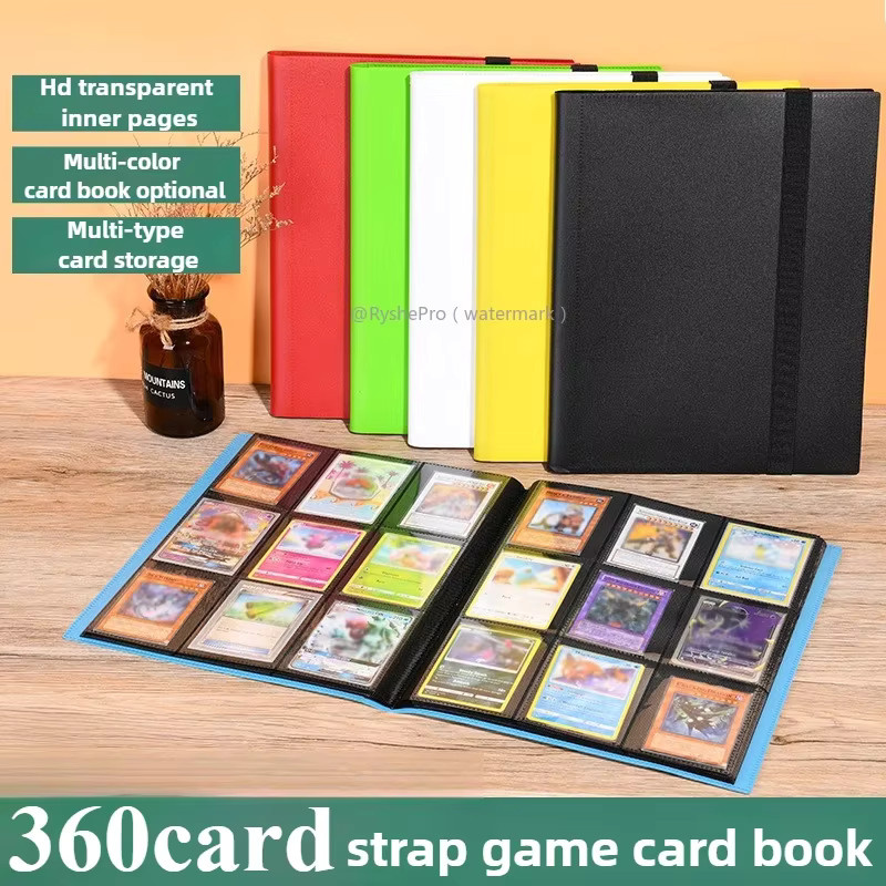 RyshePro Kartenbinder, Sammelkarten-Album-Display-Binder, Grün, Kunststoff - Bild 2