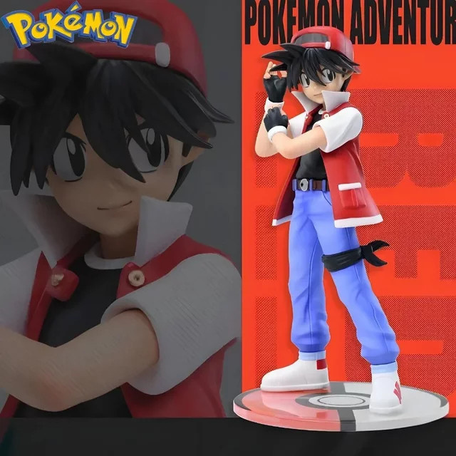Bandai Pokémon Red Ash Ketchum Actionfigur, Kunststoff, Einzelfigur - Bild 1