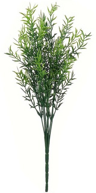Künstliches grünes Gras aus Kunststoff für die Dekoration von Vasen, Hochzeiten und Hausgärten - Bild 1