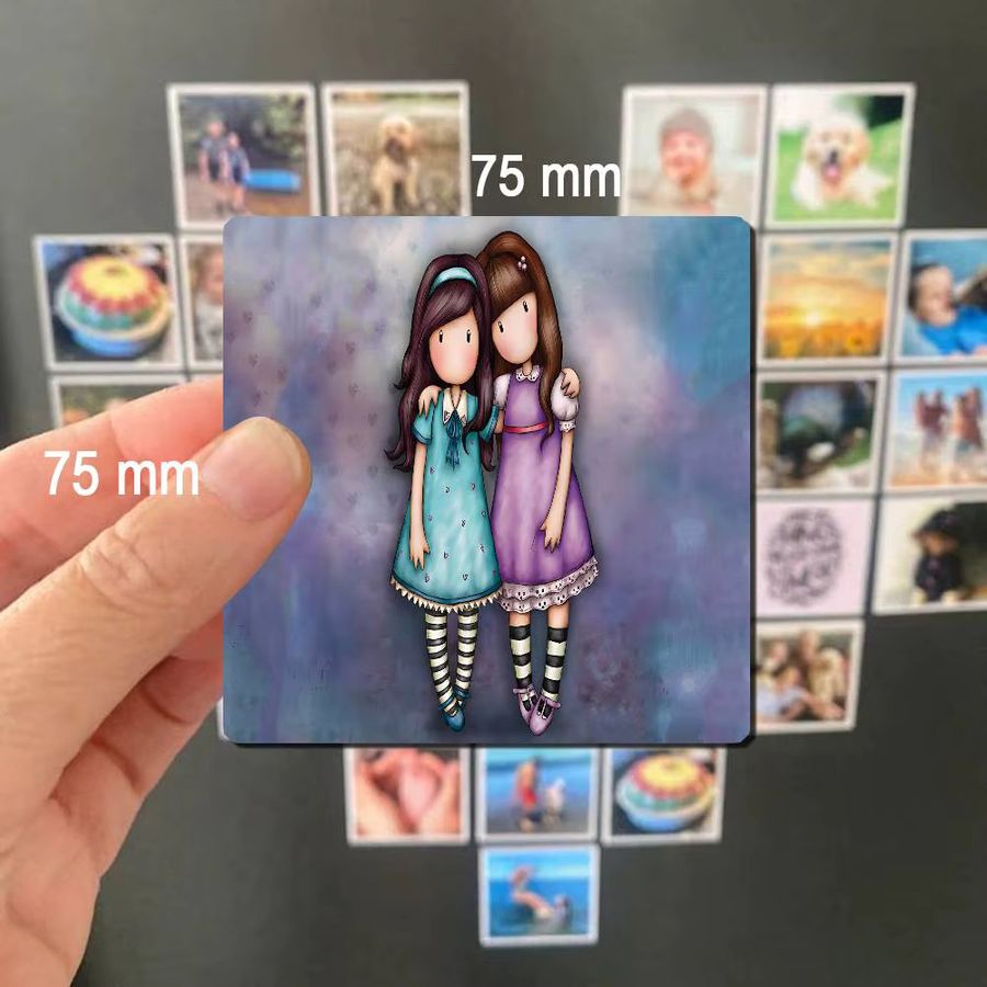 Santoro Gorjuss Personalisierter Magnet mit Cartoon Charakter für deine Kühlschrank Dekoration und als Sammlerstück - Bild 2