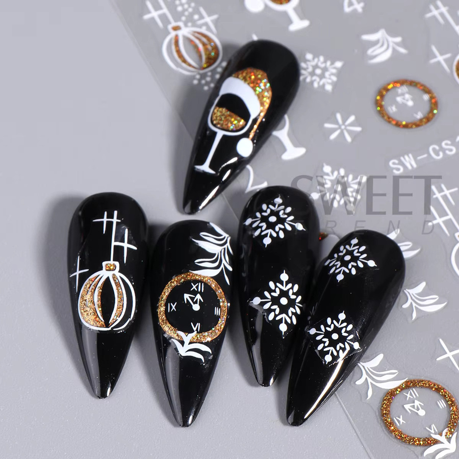 SWEET TREND Nail Art Aufkleber, Glänzend, Unisex - Bild 6