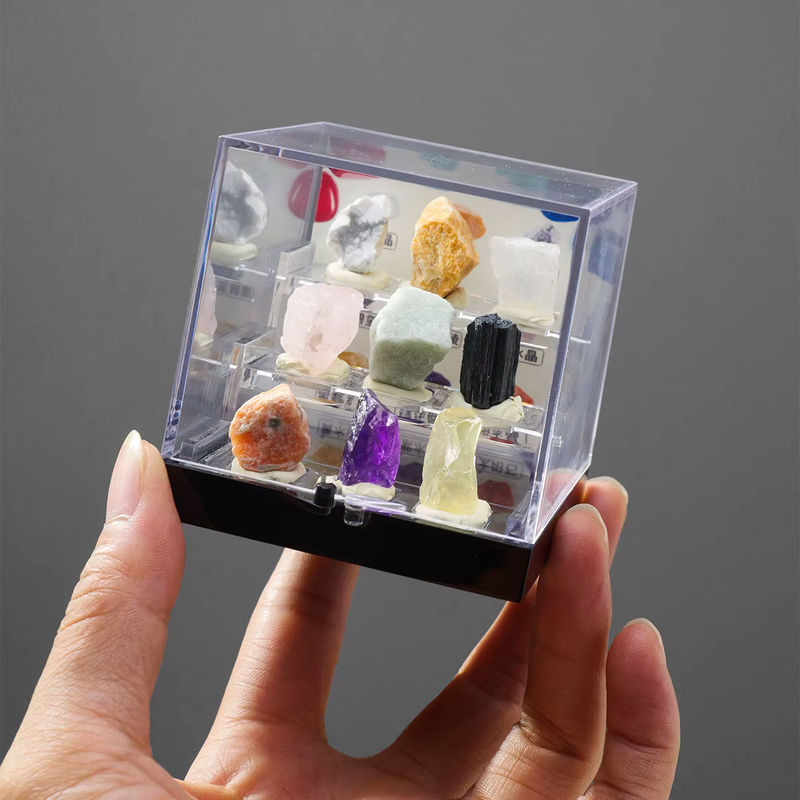 Runyangshi Natürliche Kristall Mini Rohsteine in Multicolor als Sammlerstück und Geschenkset - Bild 4