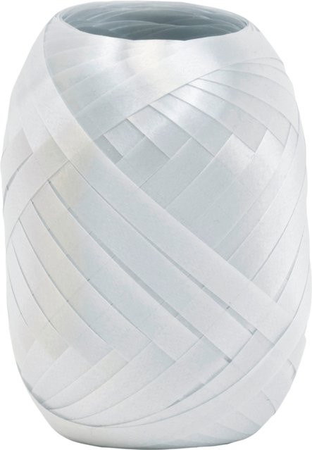 GOLDINA Ringelband aus Polyester in Weiß, Breite: 5 mm, Länge: 20 m - Bild 1