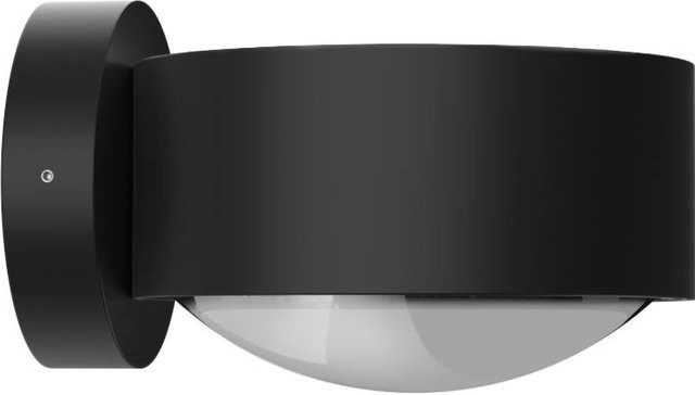 Top Light Puk Maxx Wall LED-Wandleuchte in Schwarz matt mit mattem Glas und warmweißem Licht (2700K) - Bild 1