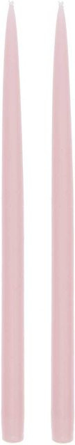 Rico Design Spitzkerzen in Rosa, Durchmesser: 1,4 cm, Höhe: 28 cm - Bild 1
