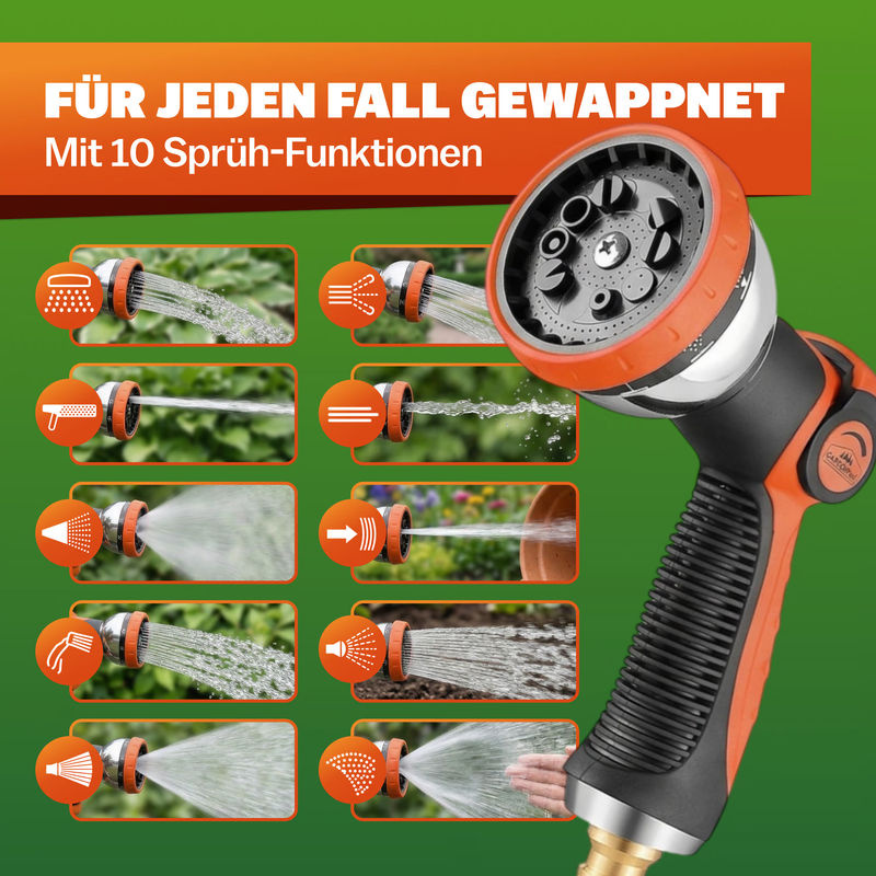 Flexibler Gartenschlauch in Grün, 22 m - Bild 3