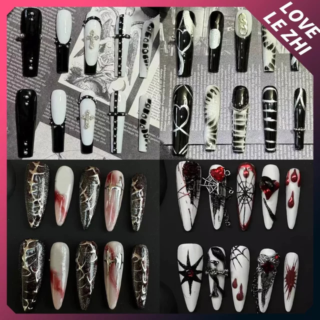 keeppley Press On Nails, Sarg Stilettos, Glänzend, Unisex - Bild 1