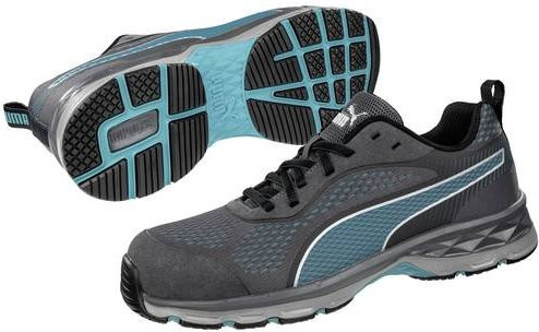 Puma Safety Fuse Knit Blue WNS Low S1P Sicherheitshalbschuh aus Textil in Grau und Türkis, Schuhgröße 42 - Bild 1
