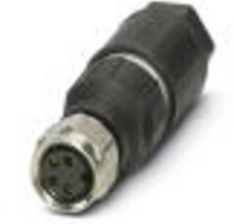 Phoenix Contact 1426316 Sensor-Aktor-Steckverbinder unkonfektioniert Buchse gerade 4-polig schwarz - Bild 1