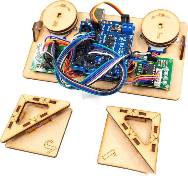 YoufangSmart Wandmalerei-Roboter, DIY-Kit, Holz, Bunt / Mehrfarbig - Bild 1