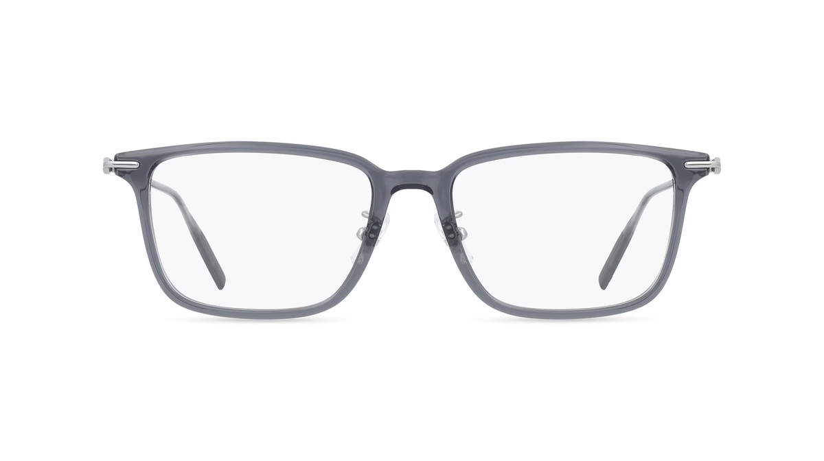 Montblanc MB0489OA Korrektionsbrille, Vollrand, Eckig, Kunststoff, grau, Herren - Bild 1