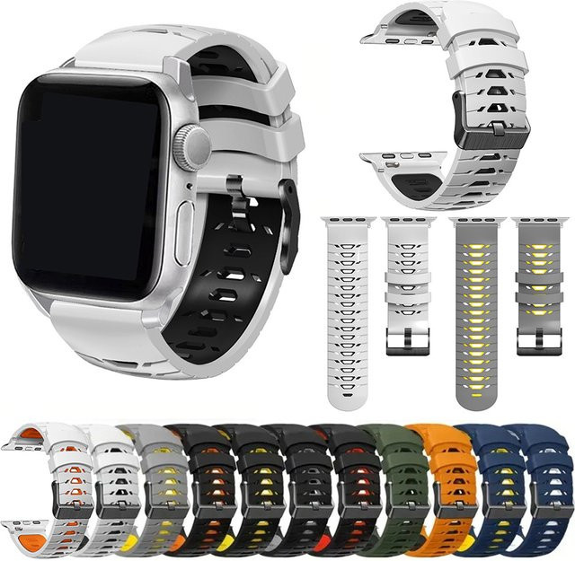 QCTOG Uhrenarmband Silikon, Unisex - Bild 1