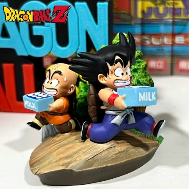 Bandai Dragon Ball Goku und Krillin, Actionfiguren, Einzelfigur, Kunststoff - Bild 1