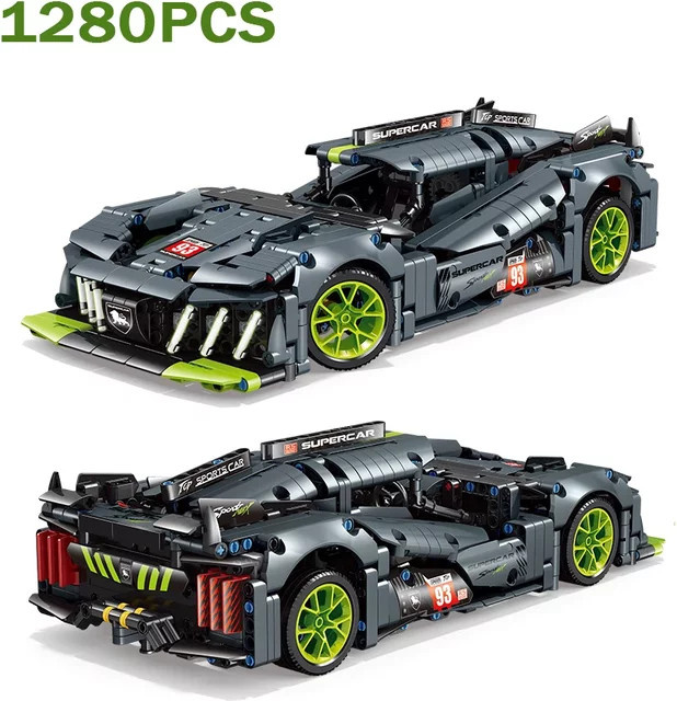 FUNXINEE MOC Technisches 1:14 Hybrid Hypercar Bausteine Set Racing Auto Spielzeug für Kinder - Bild 1