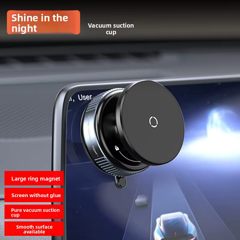 Multifunktionaler magnetischer Vakuum-Saugnapfhalter für die Navigation in Schwarz - Bild 4