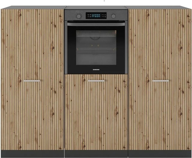Vicco R-Line Küchenblock Artisan Eiche und Anthrazit, Breite: 180 cm - Bild 1