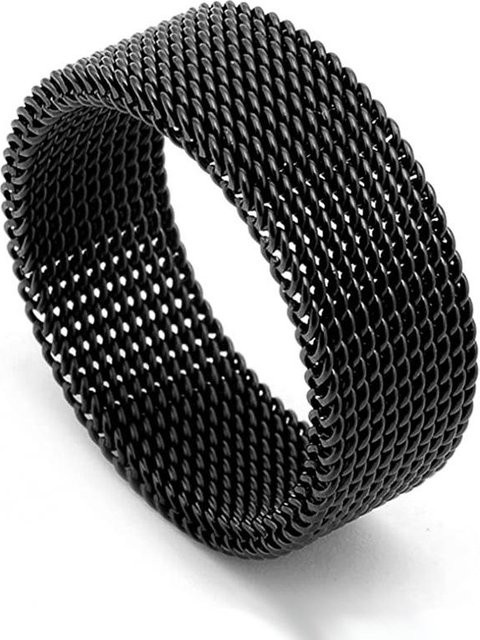 Ring Edelstahl, Schwarz, Unisex - Bild 1