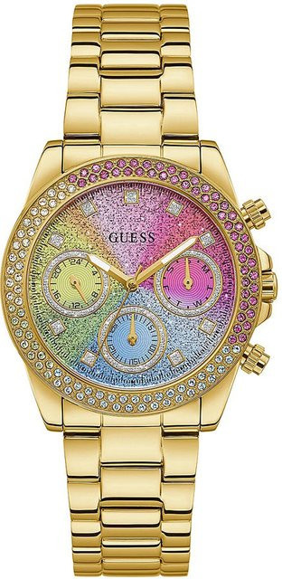 Guess Armbanduhr, Edelstahl, Quarz, 38 mm, Damen, Mehrfarbig - Bild 1