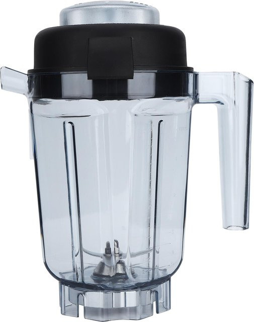 Transparenter mfySpace Ersatzbehälter für Vitamix Mixer mit Klingen-Deckel, 32oz - Bild 1