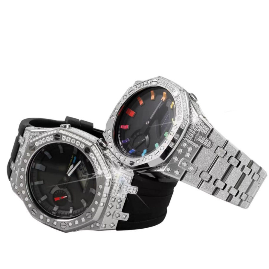 Casio G-SHOCK Uhrenarmband-Set, Edelstahl, Silber, Unisex - Bild 4