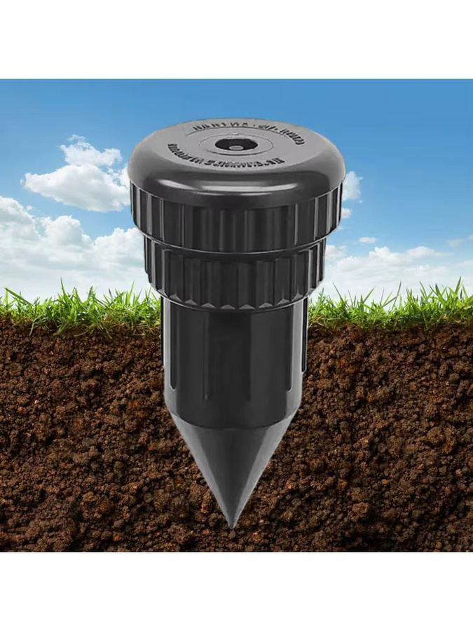 Realistischer Sprinklerkopf-Schlüsselhalter in Schwarz als Sprinkler-Schlüsselversteck für Garten und Hof - Bild 5