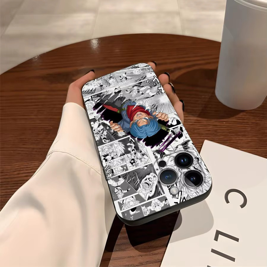 Dragon Ball Trunks Goten Handyhülle in Schwarz für iPhone 11 bis iPhone 17 Pro Max - Bild 4