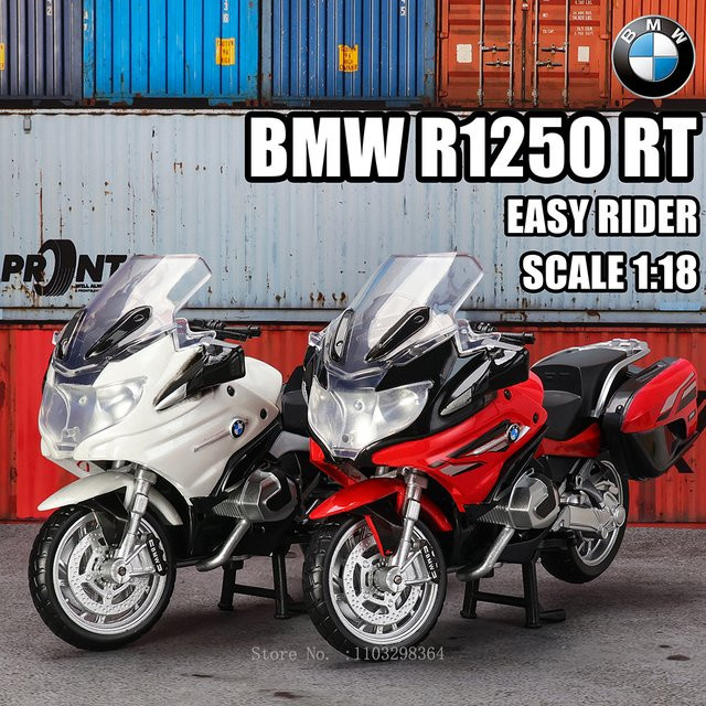 MSZ BMW R1250 RT Polizei Motorrad, 1:18, Metall, Modell - Bild 1