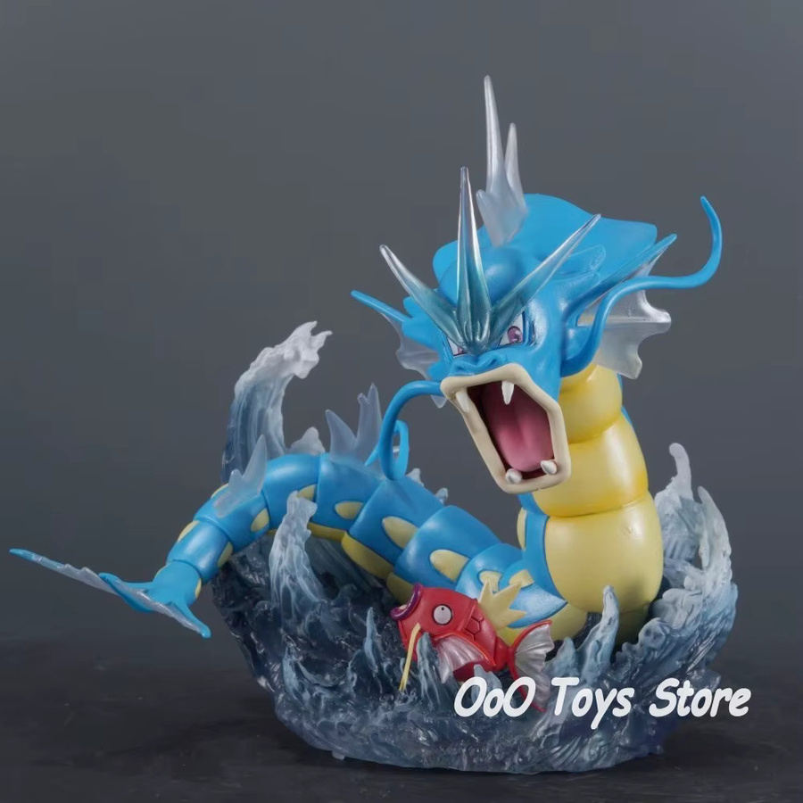 Bandai Pokemon Gyarados Anime Figur aus PVC in Blau, 20 cm Höhe - Bild 2
