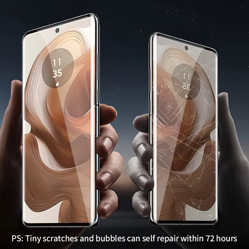 4 Stück HKSN HD-Hydrogelfolie transparent für Motorola Edge 40, 50, 60 Pro, 60 Ultra und Fusion - Bild 6