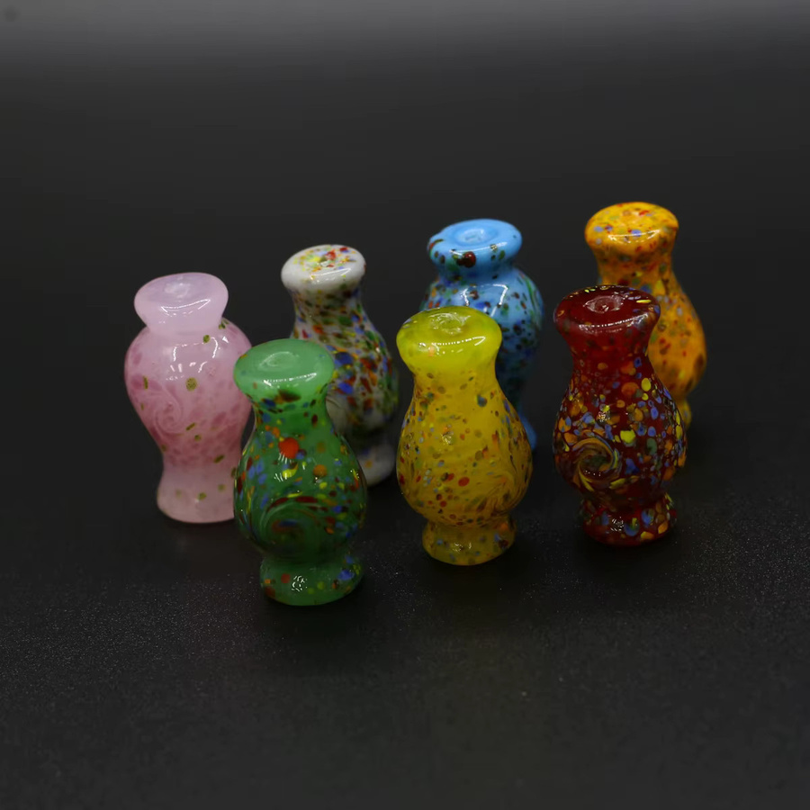5 Stück Vasenförmige Stanzperlen, Lampwork-Glasperlen, 15 x 25 mm - Bild 2