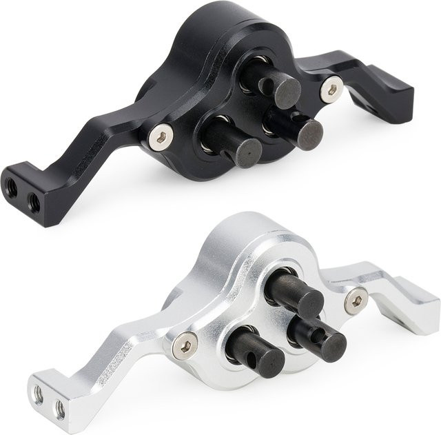 MALOM RC Verteilergetriebe aus Aluminium, 1:10, Metall, Grau, Schwarz - Bild 1