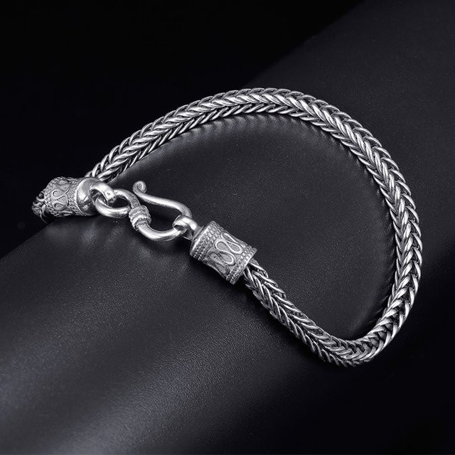SAY Kettenarmband, 925 Silber, Vintage, Unisex - Bild 1