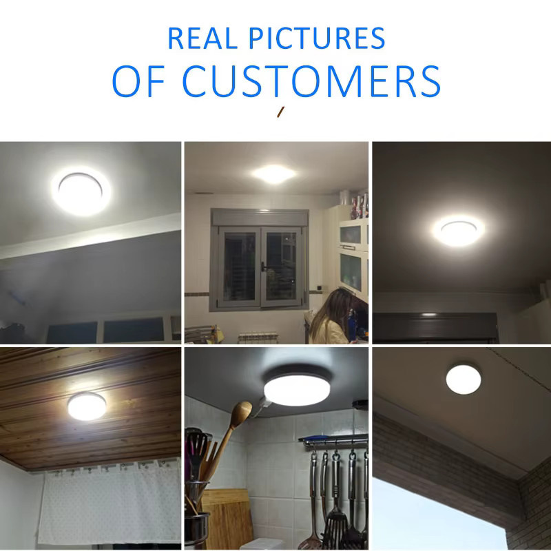 LANGYUE Moderne LED-Deckenleuchte in Weiß, Ultradünne runde Deckenlampe mit 30W für Badezimmer, Küche und Schlafzimmer - Bild 3