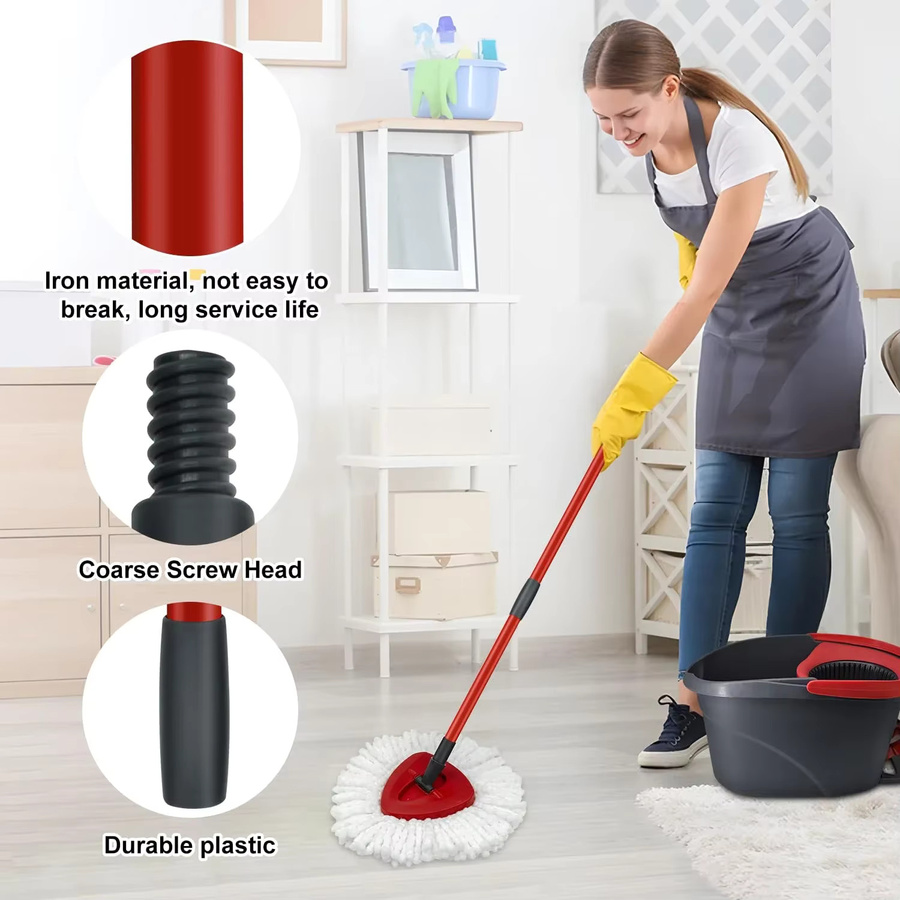 Vileda Ersatz-Mopp-Set für EasyWring 1-Tank Spin Mop System in Weiß - Bild 3