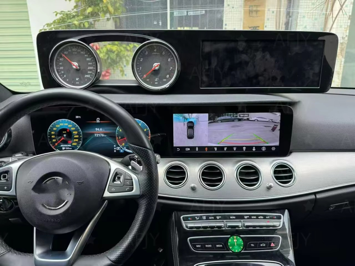 YANFU Android 14 Autoradio mit 24,6 Zoll Display für Mercedes Benz W213 2016-2019 inklusive Carplay, GPS und Multimedia Videoplayer in Schwarz - Bild 4