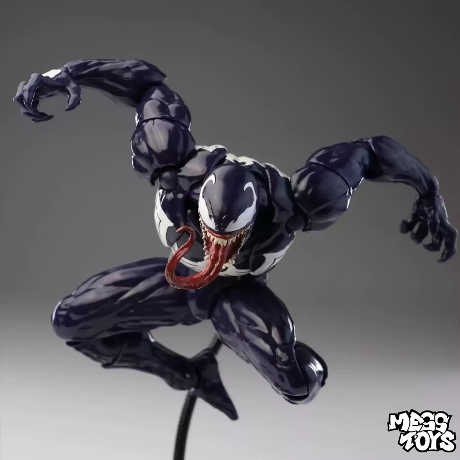 Mess Toys Venom Lethal Neighbor Spider-Man Symbiotischer Schwarzer Anzug, Actionfigur, ab 18 Jahren - Bild 3