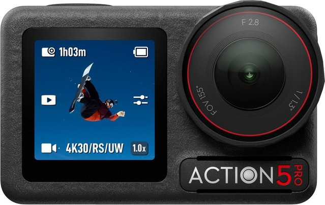 DJI Osmo Action 5 Pro Adventure Combo Action Kamera in Schwarz mit 40 MP und 1/1,3 Zoll Sensor - Bild 2