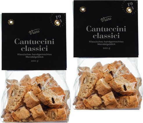 Viani Cantuccini Classici Mandelkekse 2 x 200 g - Bild 1