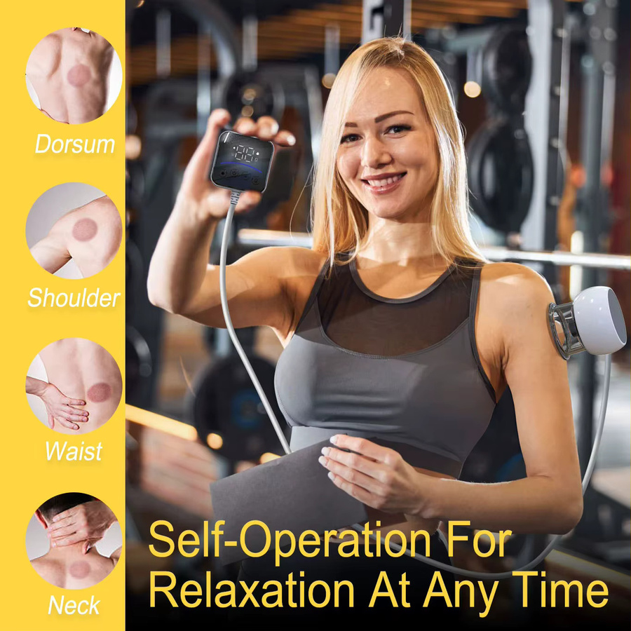 vilnason Guasha Massagegerät mit LCD Display, weiß, Unisex - Bild 2