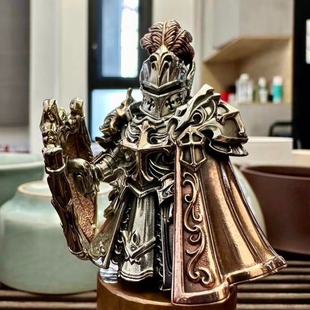Bandai Ritter Templer Figur, Metall, Kupfer, Einzelfigur - Bild 1