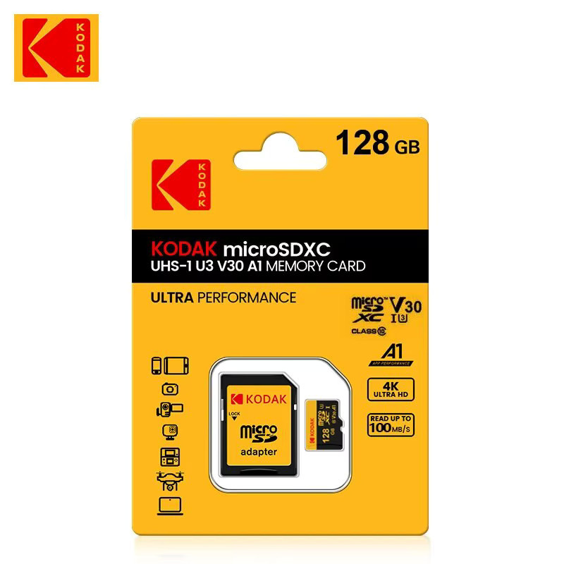 Kodak Micro SD Speicherkarte 128GB für Handy, PC, Kamera und Konsole - Bild 2