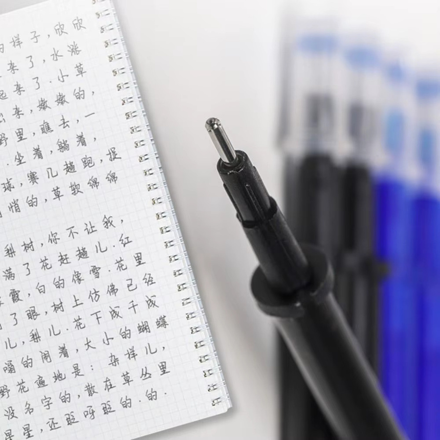 10er Set farbige Gelschreiber-Nachfüllungen mit 0,5 mm Stärke, löschbare Ersatzminen für Neutralstifte in Mehrfarben - Bild 3