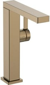 Hansgrohe Einhebel-Waschtischarmatur Tecturis E mit Schwenkauslauf und Push-Open-Abfluss in Bronze - Bild 1