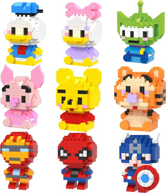 Disney Mickey Mouse Donald Duck Nick Stitch, Mini-Desktop-Ornamente, Bunt / Mehrfarbig - Bild 1