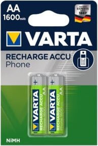 Varta PhonePower AA Mignon Akku NiMH 1600 mAh 1.2V, 2 Stück - Bild 2