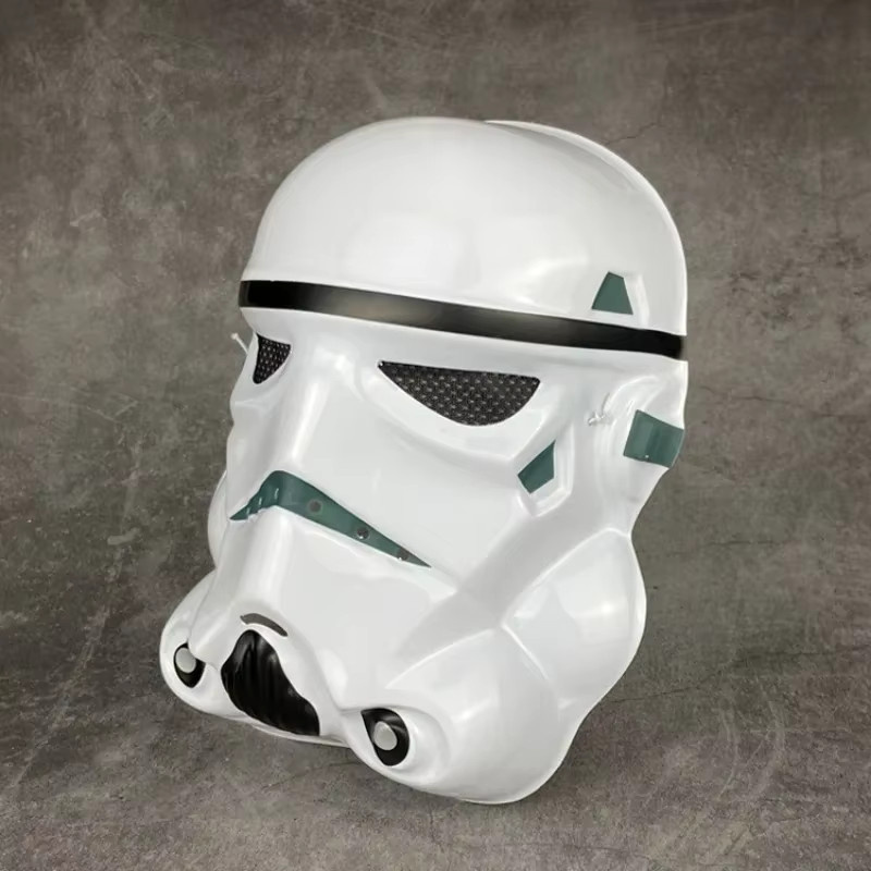 Star Wars Klonkrieger-Version, Filmfigur-Cosplay-Maske, schwarz-weiß - Bild 2