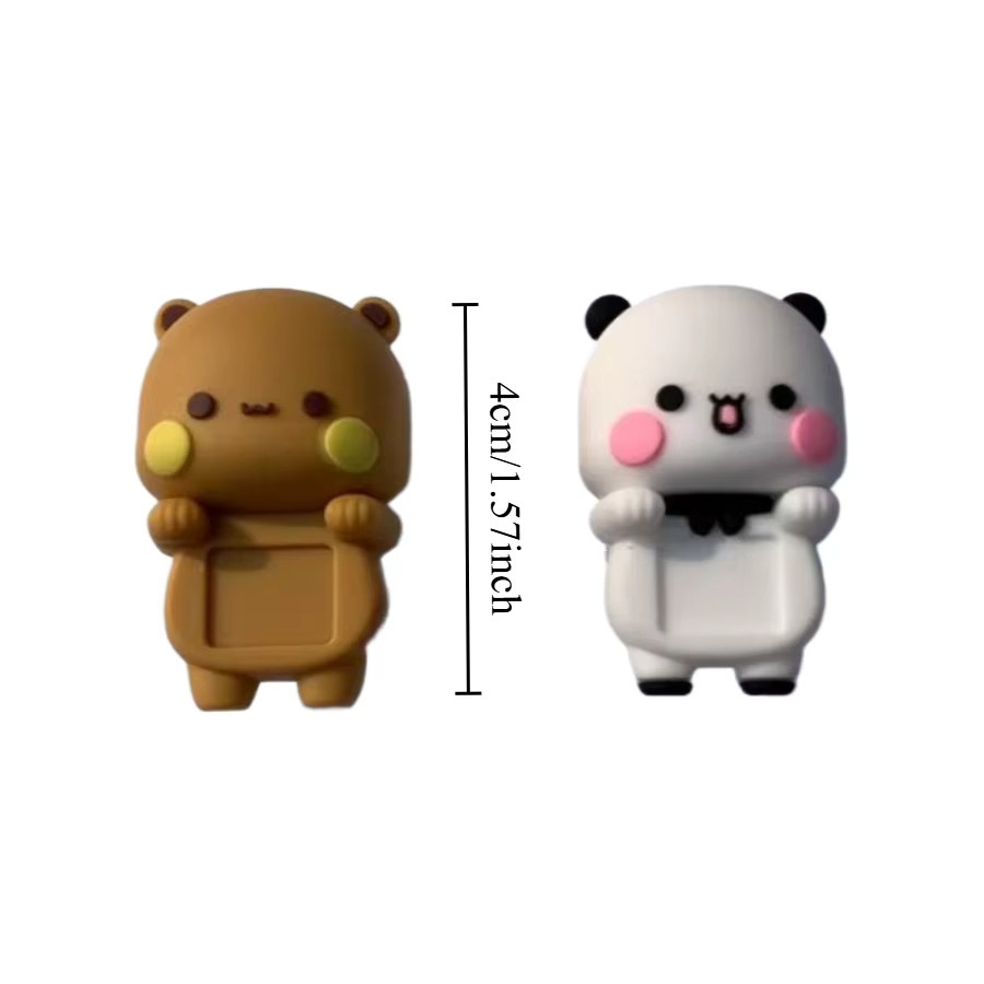 SHINEHENG Bubu Dudu Actionfiguren, Panda Bär, Puppen, Weiß, Bunt - Bild 2