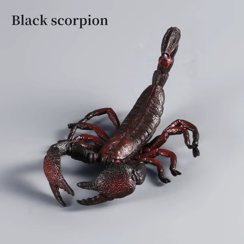 XIALIBAOMOWAN Skorpion-Actionfiguren, Tiermodell, Schwarz - Bild 2