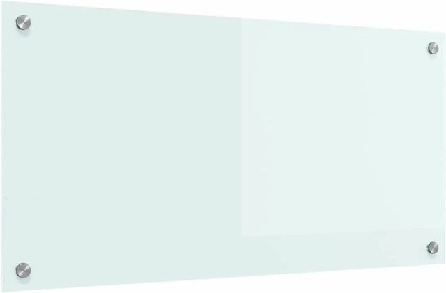 vidaXL Küchenrückwand aus gehärtetem Glas in Weiß, B/H: 80 x 40 cm - Bild 1